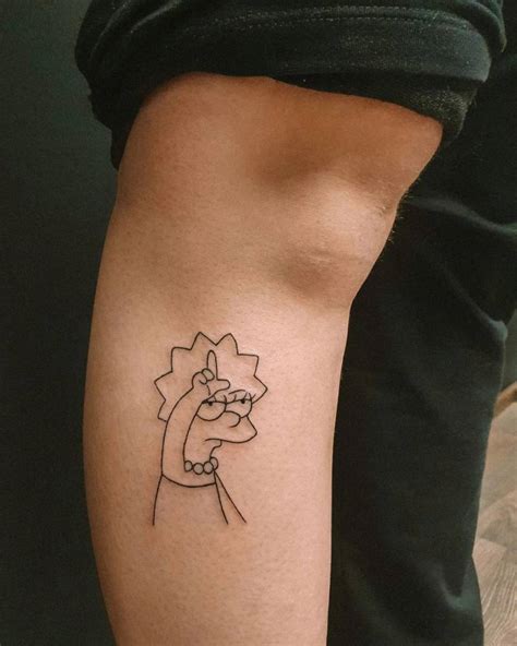 lisa simpson tattoo